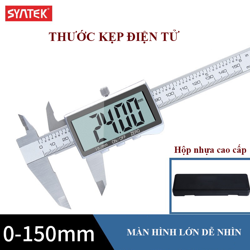 Thước kẹp điện tử đo chân mày, đo vẽ kỹ thuật màn hình LCD lớn đẹp đa dụng