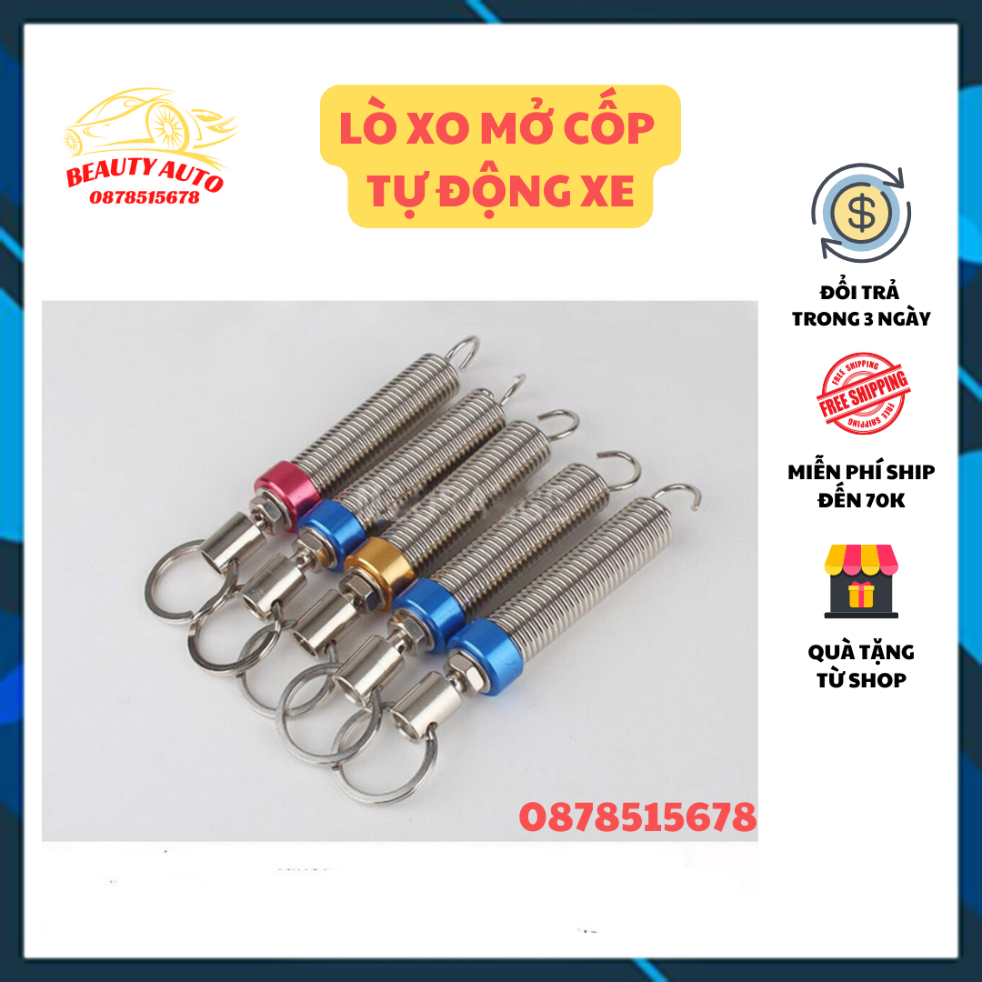 Lò Xo Hỗ Trợ Nâng Cốp Ô Tô, Xe Hơi Siêu Tiện Ích Tự Động Mở Cốp Xe Cho Xế Yêu Sedan (Giao Màu Ngẫu Nhiên)