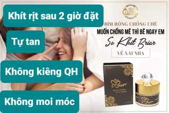 4 Viên đặt Briar thảo mộc se khít vùng kín loại bỏ viêm (CHE TÊN SẢN PHẨM)