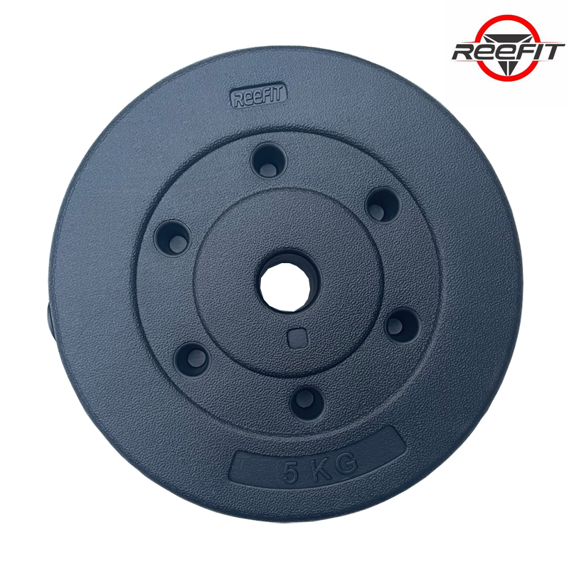 Tạ miếng nhựa đen Reefit 3kg có ruột