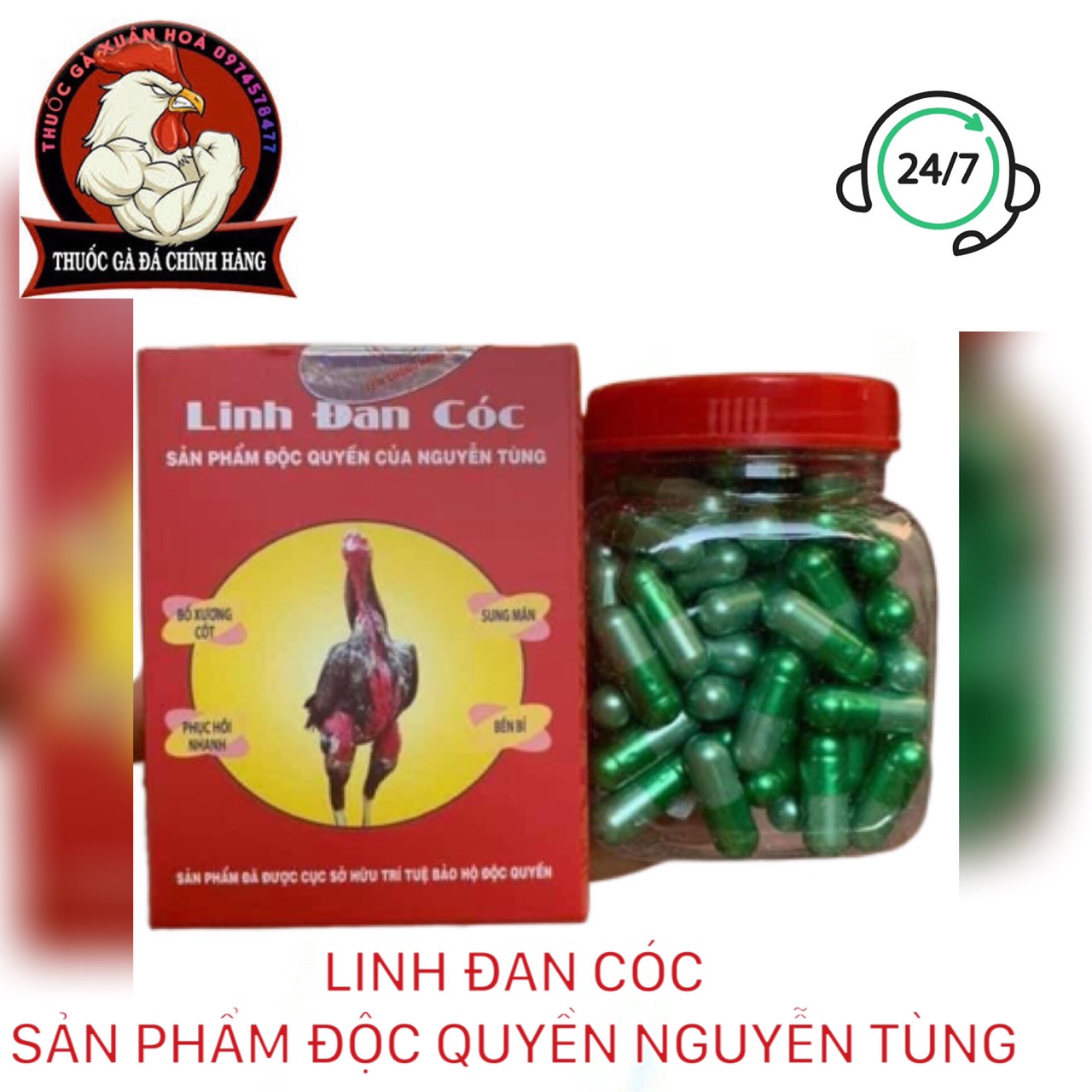 Linh Đan Cóc Gà Đá