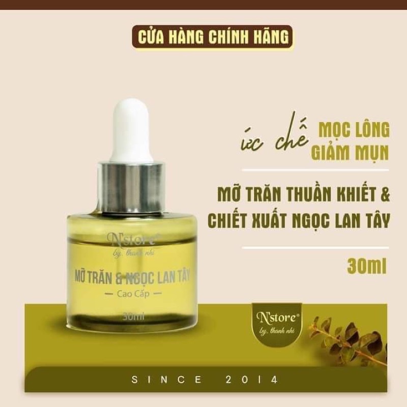 Mỡ trăn nguyên chất Nstore by Thanh Nhi Mỡ trăn triệt lông 75g