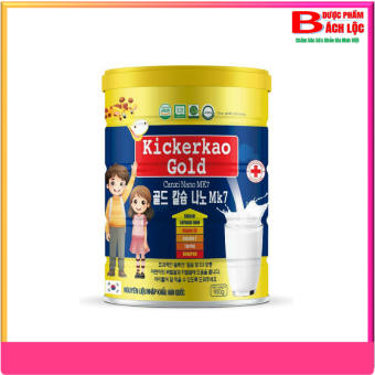 Hộp 900g, Sữa Bột Phát Triển Chiều Cao Kickerkao Gold Canxi Nano Mk7 Giúp Tăng Cường Sức Đề Kháng, Hỗ Trợ Phát Triển Chiều Cao, Thị Giác Và Não Bộ - Dược Phẩm Bách Lộc