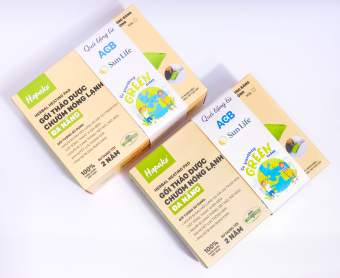 Set Quà Tặng Độc Đáo Tặng Nhân Viên Cuối Năm Quà Sức Khoẻ - Túi Chườm Nóng Thảo Dược Hapaku