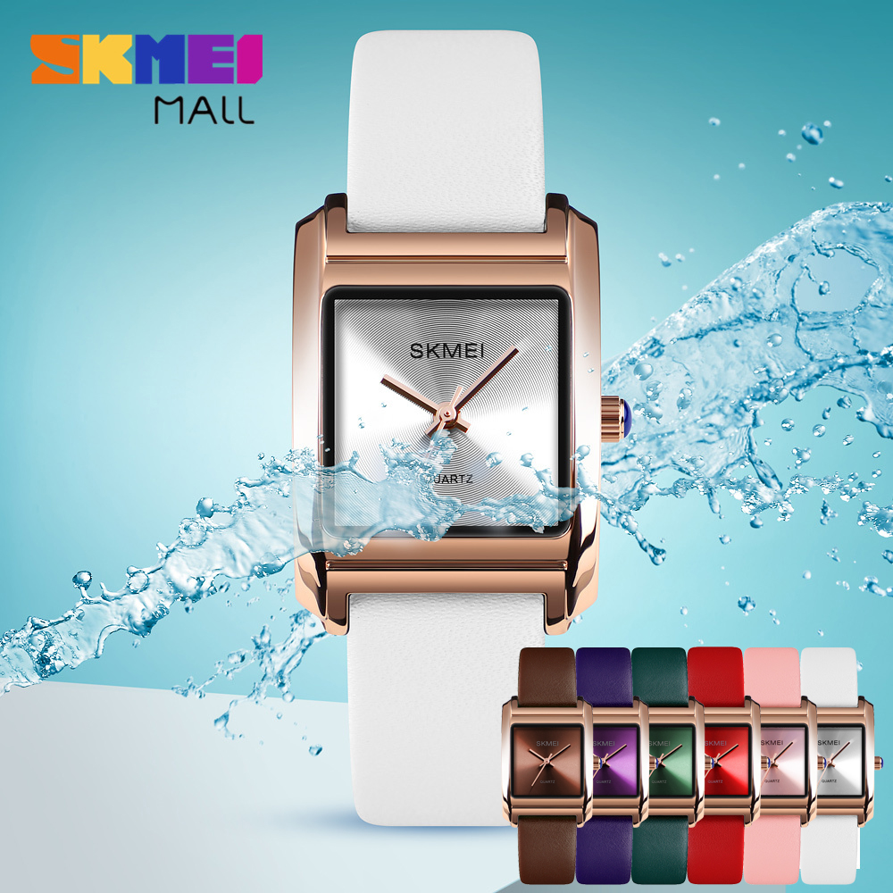 Skmei đồng hồ nữ thạch anh tinh tế thời trang 1432 đồng hồ đeo tay nữ hình vương miện tinh tế đơn giản phong cách đơn giản chống nước 30m