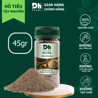 Natural Tiêu Đen Xay Dh Foods Hũ 45gr