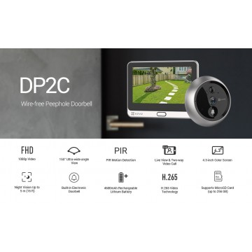 How to install and set up EZVIZ DP2C Door Viewer 