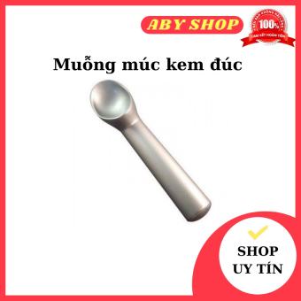 Muỗng múc kem đúc ⚡ GIÁ TỐT  ⚡ muỗng múc kem cán trơn chất liệu inox, an toàn dễ sử dụng