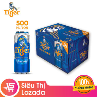 Thùng 12 Lon Bia Tiger 500ml/Lon