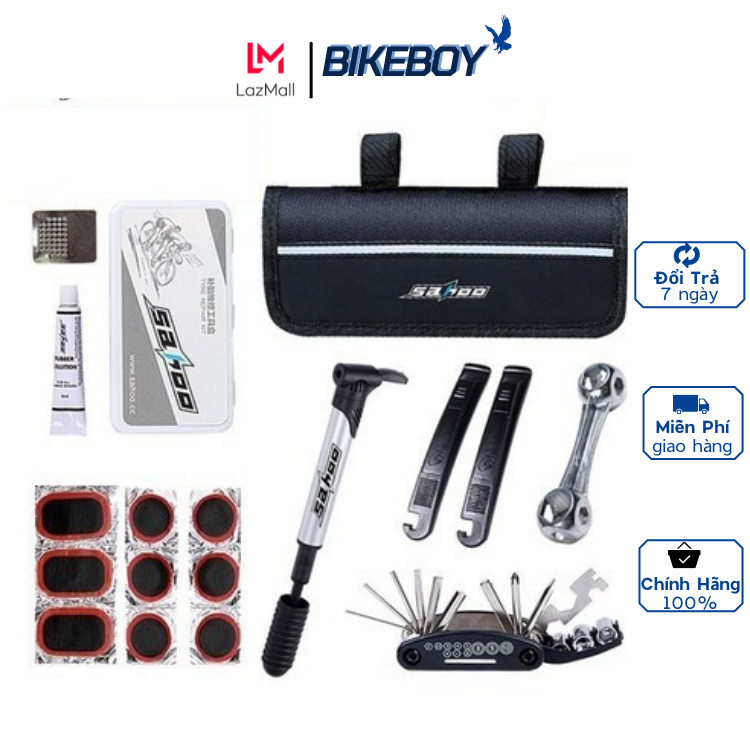 Bộ vá xăm xe đạp mini, dụng cụ vá xăm xe đạp tặng kèm miếng vá