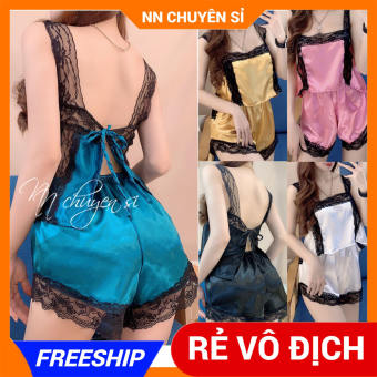 ĐỒ BỘ NỮ SEXY PHI BÓNG PHỐI REN DBPBQN411 🛑 ẢNH THẬT 🛑 ĐỒ BỘ NỮ 🛑 ĐỒ BỘ MẶC NHÀ 🛑 BỘ NGỦ SEXY 🛑 ĐỒ BỘ PHI BÓNG DÂY 🛑 ĐỒ BỘ PHI DÂY PHỐI REN HỞ LƯNG