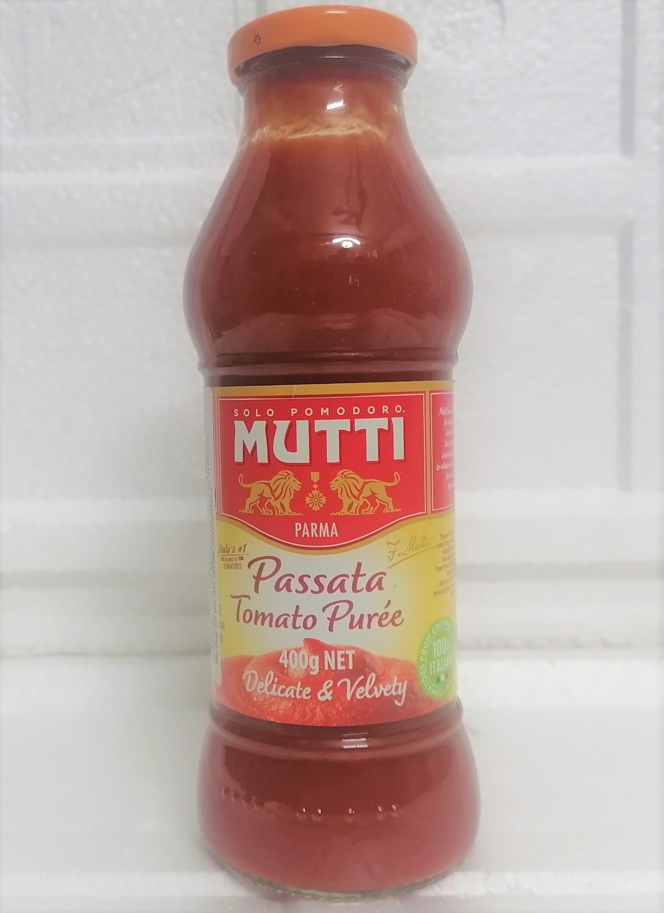 [Chai TT 400g] XỐT CÀ CHUA ĐẬM ĐẶC [Italia] MUTTI Passata Tomatoes Puree