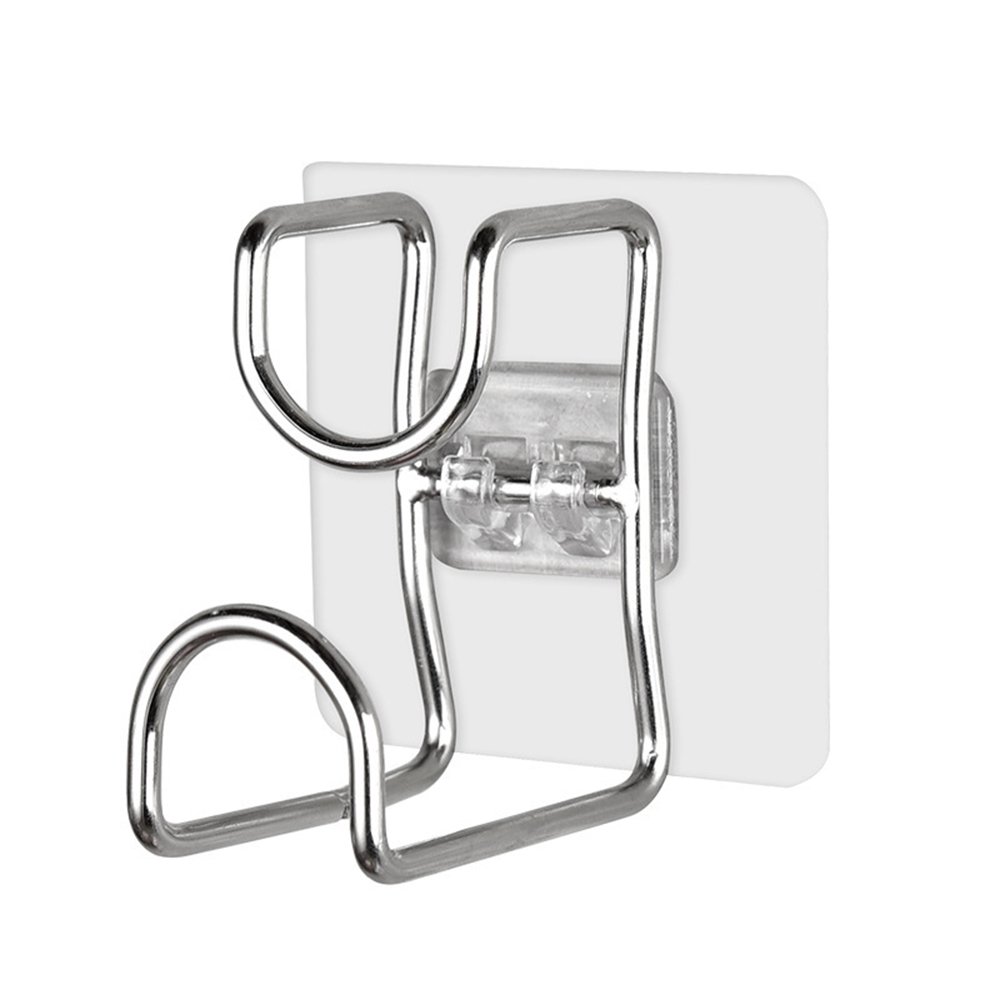 Móc inox dán tường treo thau, chậu, dụng cụ nhà bếp...