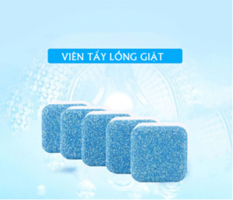 Viên nén tẩy lồng máy giặt - hộp 12 viên nén