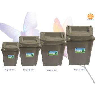 Thùng rác nắp lật 2 chiều cao cấp Việt Nhật đủ size