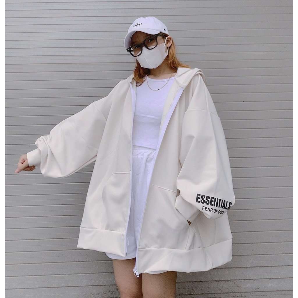 Áo khoác Essentials nam nữ,Áo hoodie unisex nam nữ from rộng cá tính