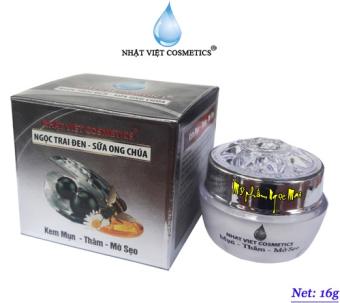 Kem mụn Xóa thâm Mờ sẹo dưỡng chất Ngọc trai đen - Sữa ong chúa V-11 NHẬT VIỆT COSMETICS (16g)