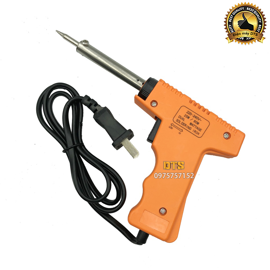 Mỏ hàn nhiệt mỏ hàn thiếc công suất 25-80W hai chế độ lên nhiệt nhanh mối hàn đẹp độ bền cao - Combo