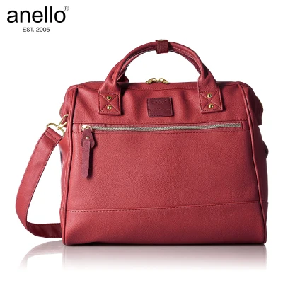 Anello PU Leather Large Boston 2 Way Shoulder Bag AT-H1022 (1)