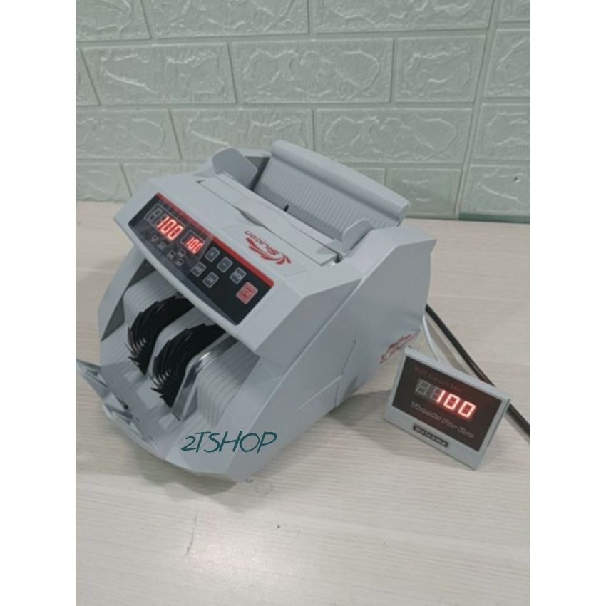  Máy Đếm Tiền SLC  MC 1402 Công Nghệ Mỹ Siêu Bền Nhanh Chóng Chính Xác Bảo Hàng 18 Tháng TẶNG ĐÈN CẦM TAY SOI TIỀN GIẢ 