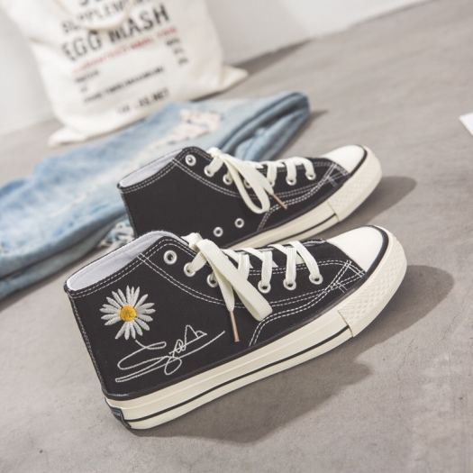 ▼✷♀  Giày CV Hoa Cúc Cổ Cao Full Box