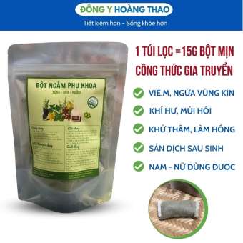✅Bột Thảo Dược Ngâm Phụ khoa, xông rửa vùng kín, hết ngứa mùi, sạch sản dịch (dạng túi lọc)