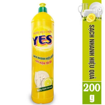 nước rửa chén Lix Yes 200g, bột giặt Lix 250g