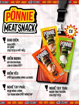 Xúc xích Ponnie Hot dog giòn ăn liền 28g