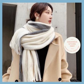 Khăn quàng cổ nam nữ cao cấp chất len mỏng nhẹ bản to nhiều màu siêu đẹp