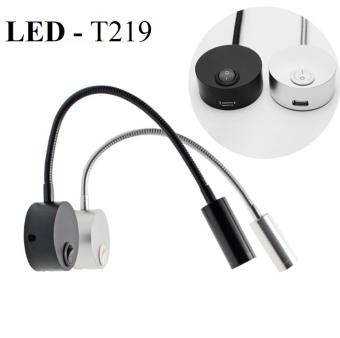 Đèn đọc sách đầu giường , Đèn gắn tường chiếu rọi, Đèn Led chiếu rọi trang trí  3W Kim loại