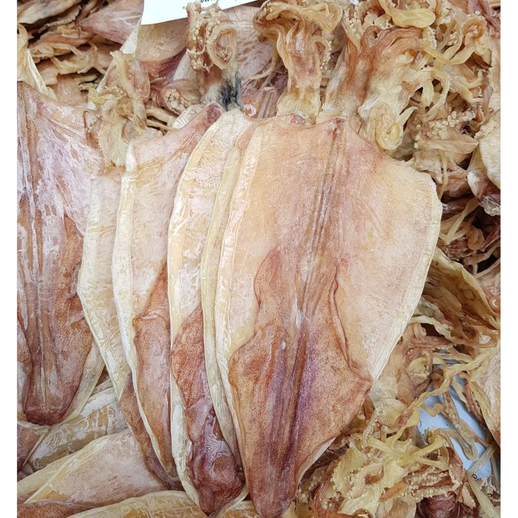500gr Khô Mực Câu Vân Đồn- Quảng Ninh Loại1, phơi nắng tự nhiên ngoài biển không có chất bảo quản và chấy tẩy trắng cam kết mực câu dày mình