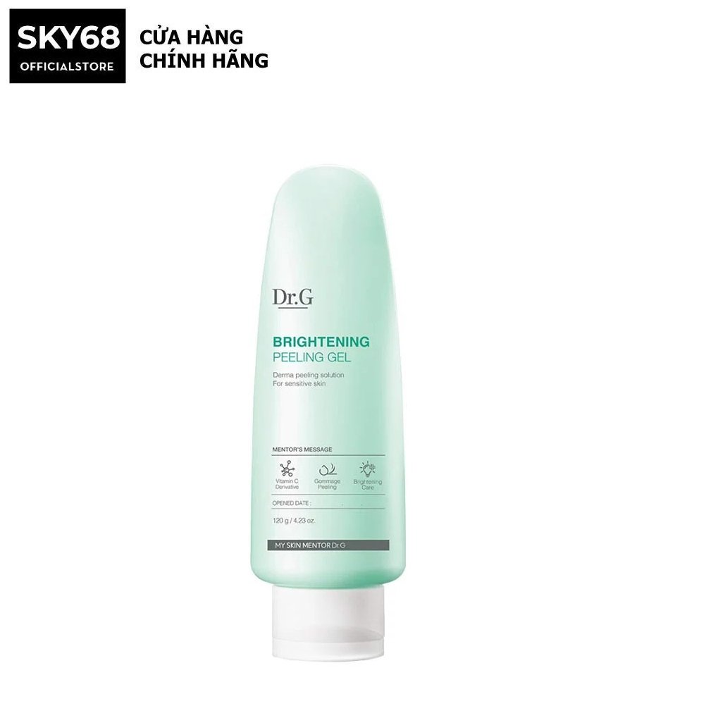 Tẩy tế bào chết dạng gel làm sáng da dr.g brightening peeling gel 120ml