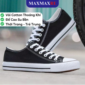 Giày Lười Vải Nam, Giày Lười Vải Nữ Thể Thao Có Dây Buộc Phong Cách Hàn Quốc