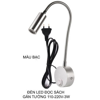 Đèn LED đọc sách gắn tường, loại chiếu rọi MGRL03 220V-3W