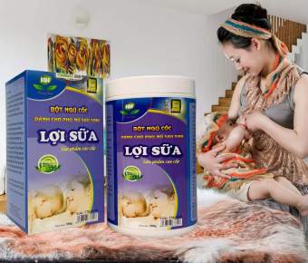 Bột ngũ cốc lợi sữa Hồng hoa organic 500g