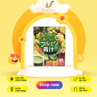 Bột Rau Củ Trái Cây Aojiru DX Tổng Hợp 98 Loại Bổ Sung Vitamin Dưỡng Chất Nhật Bản Hộp 24 gói - virgot.store