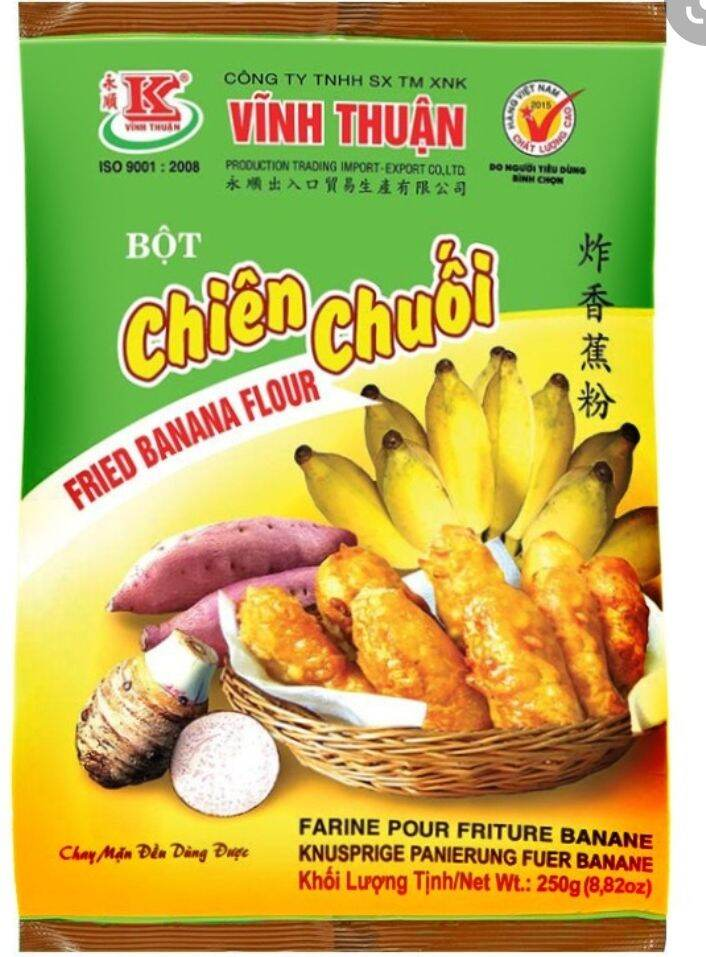 Combo 2 gói bột chiên chuối vĩnh thuận