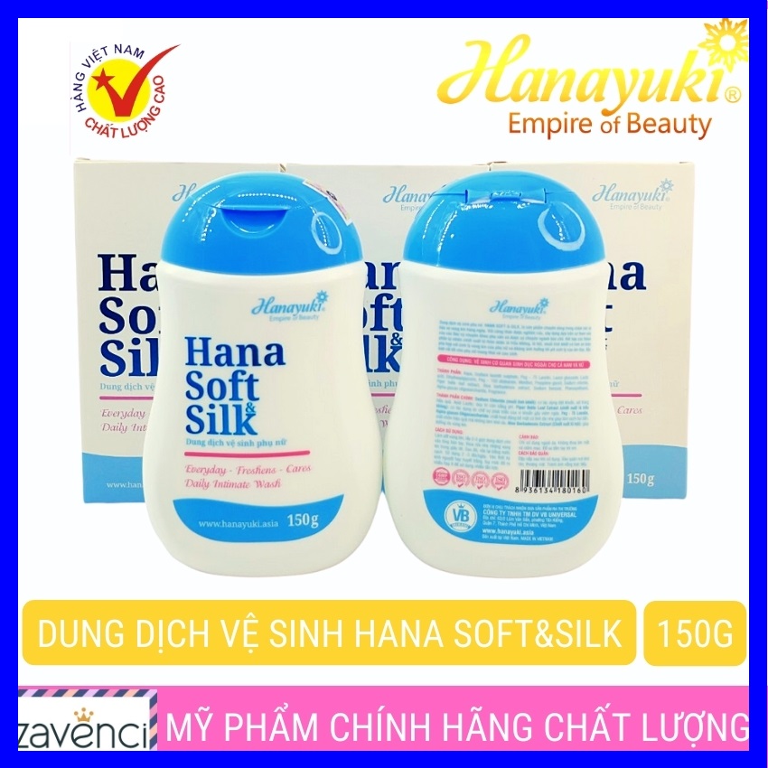 Dung dịch vệ sinh Hanayuki, Dung dịch vệ sinh 150ml ngừa viêm se khít hồng hào