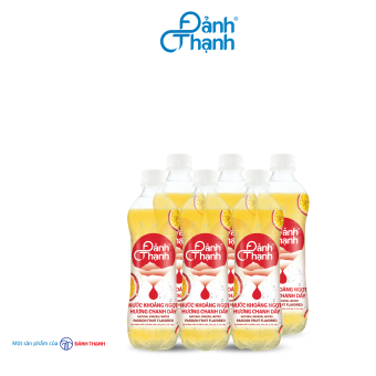 Lốc 6 chai Nước Khoáng Thiên Nhiên Đảnh Thạnh Khoáng Chanh Dây chai 430ml