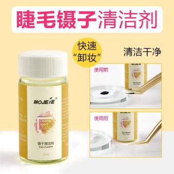 Lọ dung dịch rửa sạch keo nhíp hỗ trỡ tạo độ nhíp dùng nhiều keo nối mi