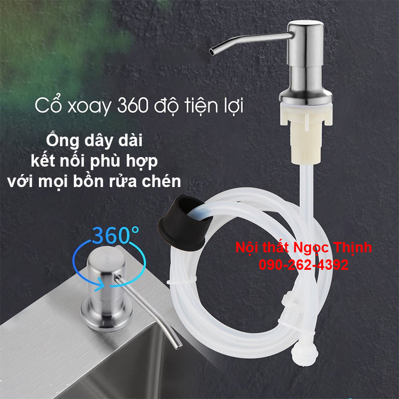 [SALE RẺ]Bộ Vòi Bơm Hút Dầu Rửa Bát - Đầu tăng áp 3 chế độ VTA-01 - Đầu Nhấn Hơi hút Nước Rửa Chén với Ống Dẫn Silicon Dài Siêu Tiện Lợi