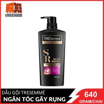 Dầu gội Tresemme Salon Rebond Ngăn tóc gãy rụng (Đen) 640g
