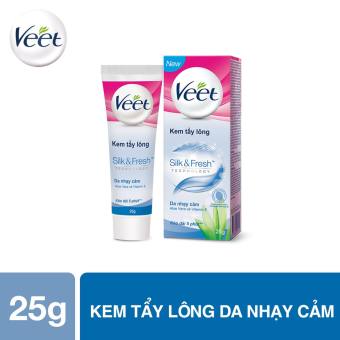 KEM TẨY LÔNG VEET DÀNH CHO DA NHẠY CẢM  25G( hàng chính hãng phân phối bởi cty DKSH Việt Nam)