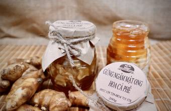 GỪNG NGÂM MẬT ONG HOA CÀ PHÊ