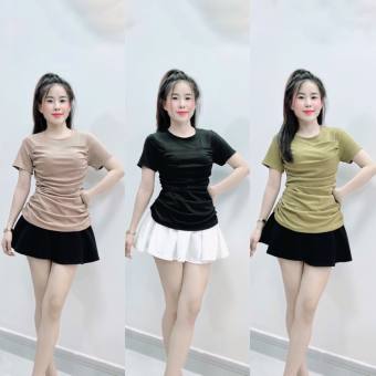 ÁO THUN CHE BỤNG 2 LỚP THỜI TRANG SIÊU DỄ THƯƠNG