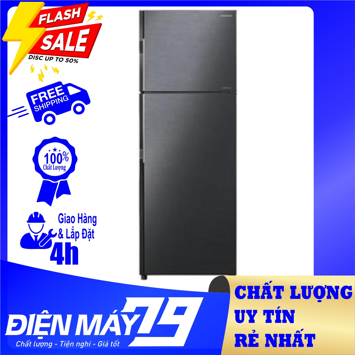 Tủ lạnh hitachi r-h310pgv7
