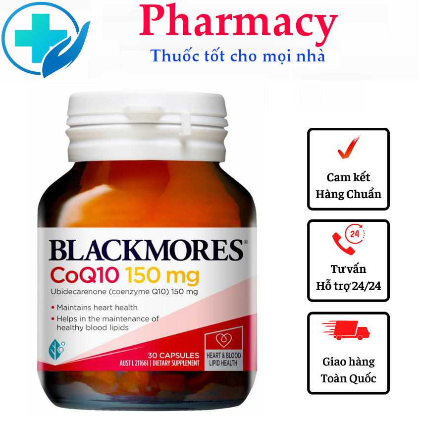 Viên uống bổ tim coq10 blackmores 300mg, 150mg . date mới