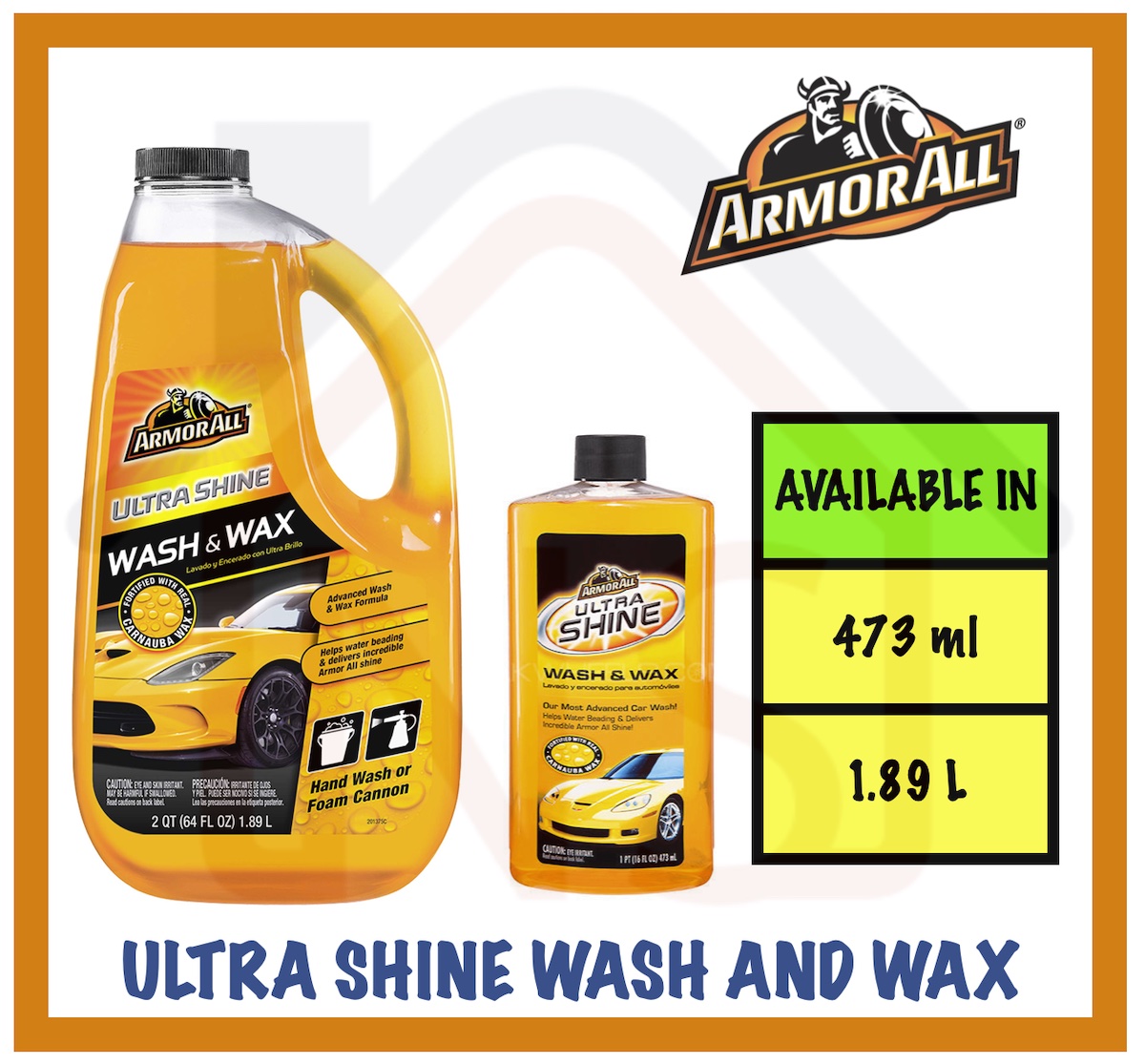 Armor All Ultra Shine Wash & Wax 1.89L