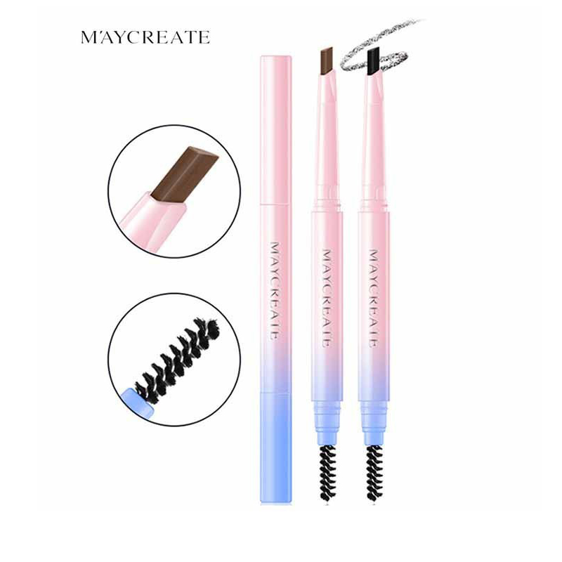 Chì kẻ mày 2 đầu maycreate eyebrow pencil mce101