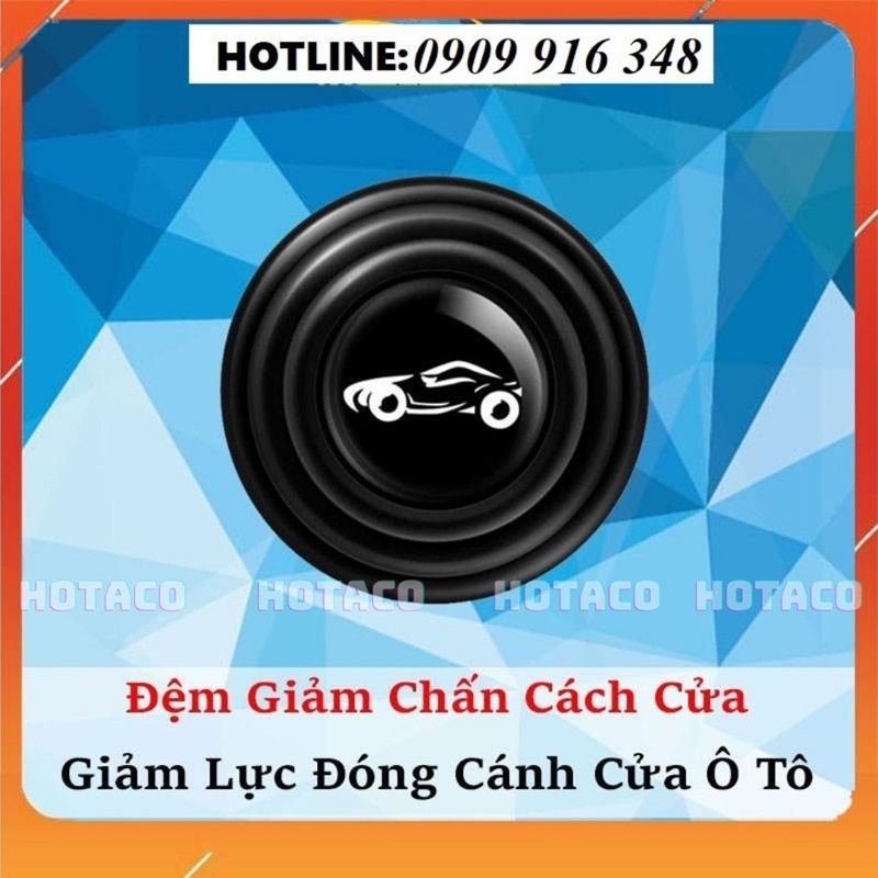 Đệm giảm chấn ô tô, nút giảm động dán cửa, dán cốp ô tô tránh tiếng ồn